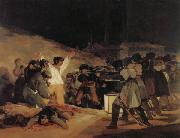 Francisco de goya y Lucientes The Executios of May3,1808,1804 oil painting on canvas